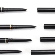 Load image into Gallery viewer, The #BROWBFF&#39;s precision-tip pencil allows you to create the most natural brows that look like actual hair strokes. Retractable for ultimate convenience; no sharpening needed. Its long-wearing, water resistant formula ensures all-day wear whether you&#39;re in the office or on the beach.   3 Shades: Cool brown, warm brown, and dark brown  The #BROWBFF is vegan and cruelty-free.   
